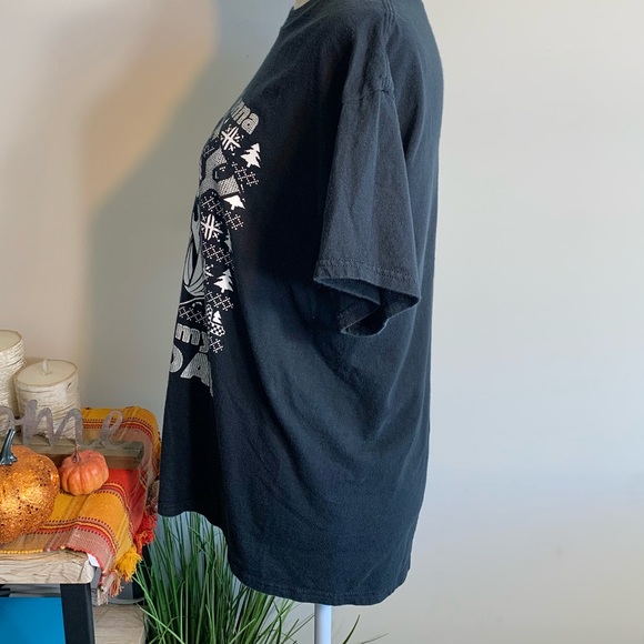 Ugly Christmas T-shirt Jesus Party it’s my birthday black short sleeve gag gift - Picture 5 of 11